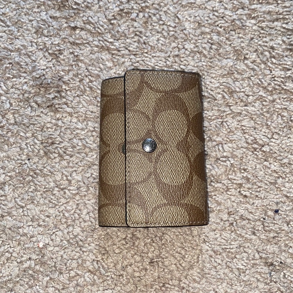 Coach key and card holder